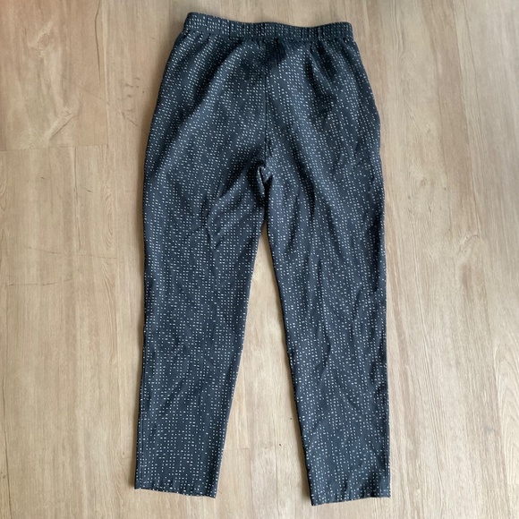 Eileen Fisher Morse Code Tencel Viscose Crepe Pant Ankle Length Size PP - Picture 3 of 10